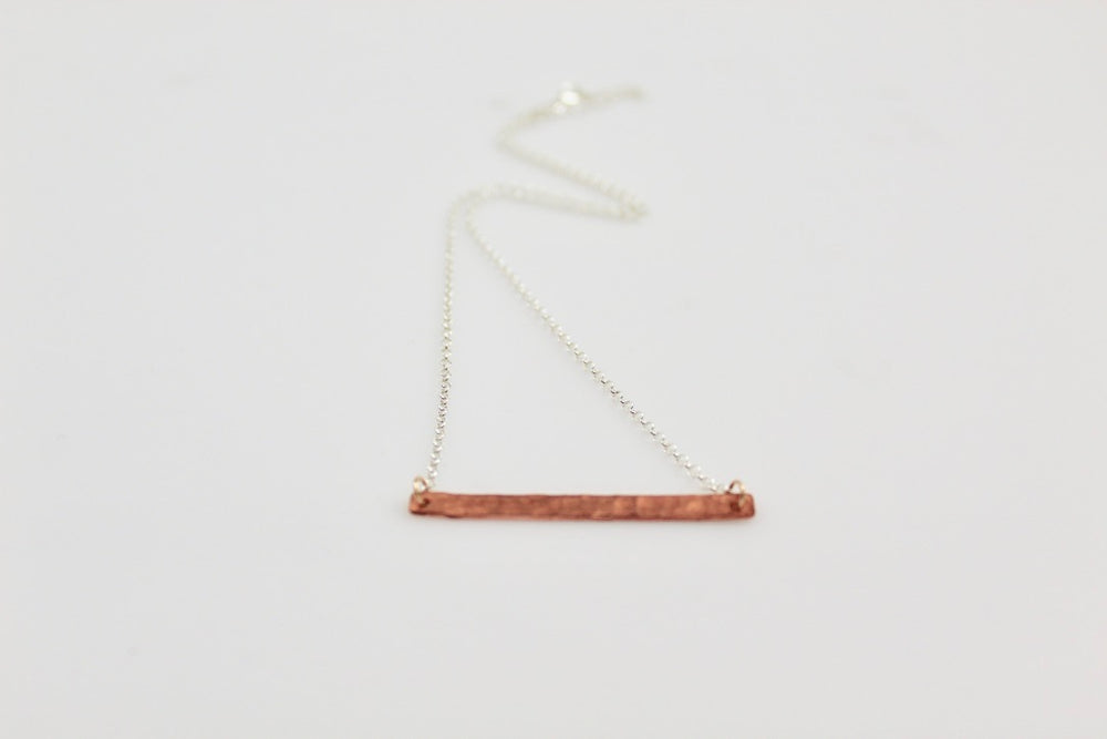 Copper Bar Necklace