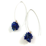 Long Lapis Lazuli Earrings