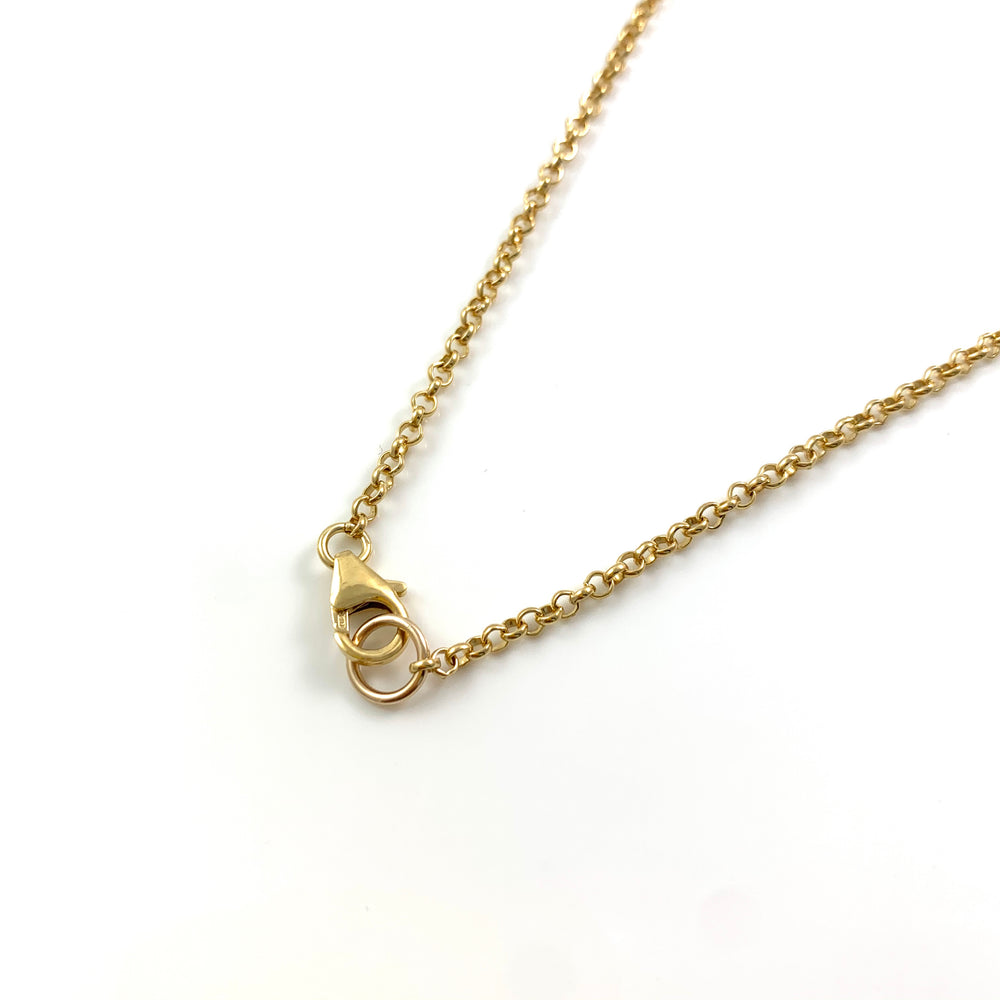 14k Gold Filled Black Rutile Quartz Arrowhead Necklace