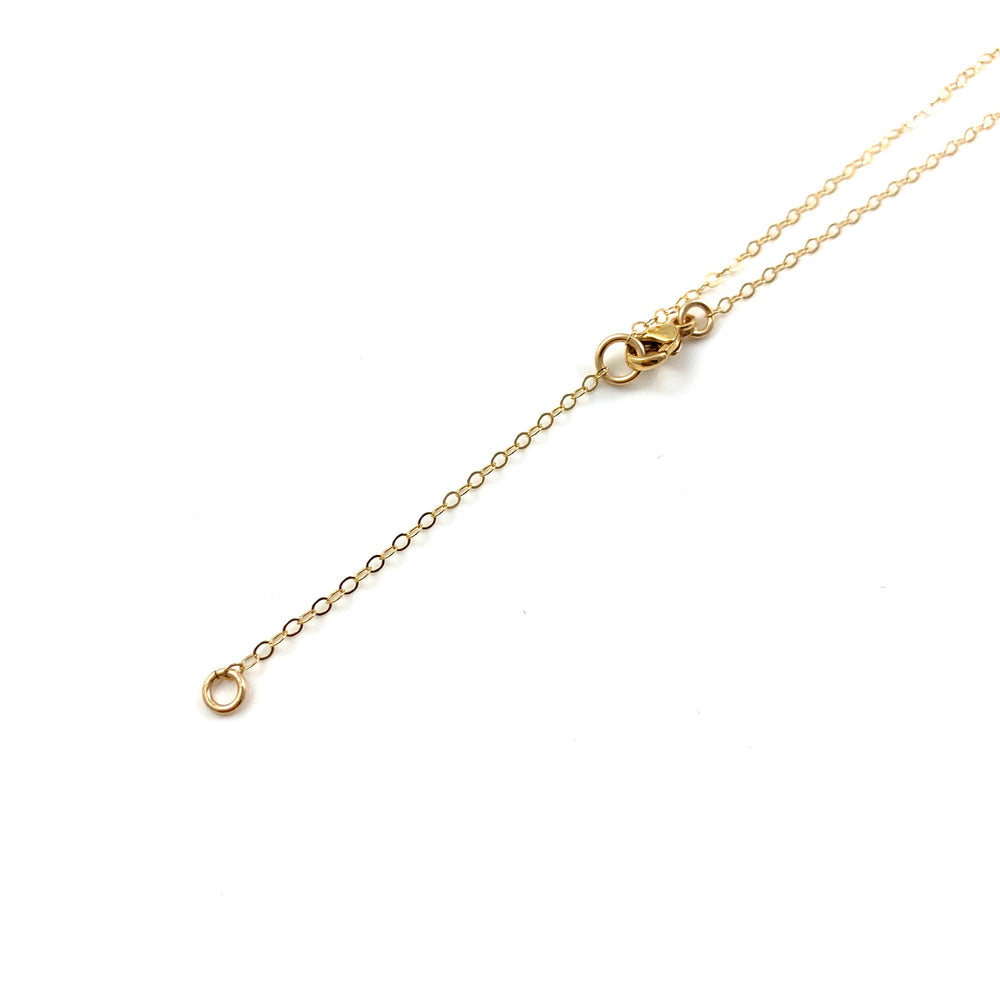 Golden Rutile Quartz Simple Stone Necklace
