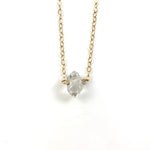 Herkimer Diamond Solitaire Necklace